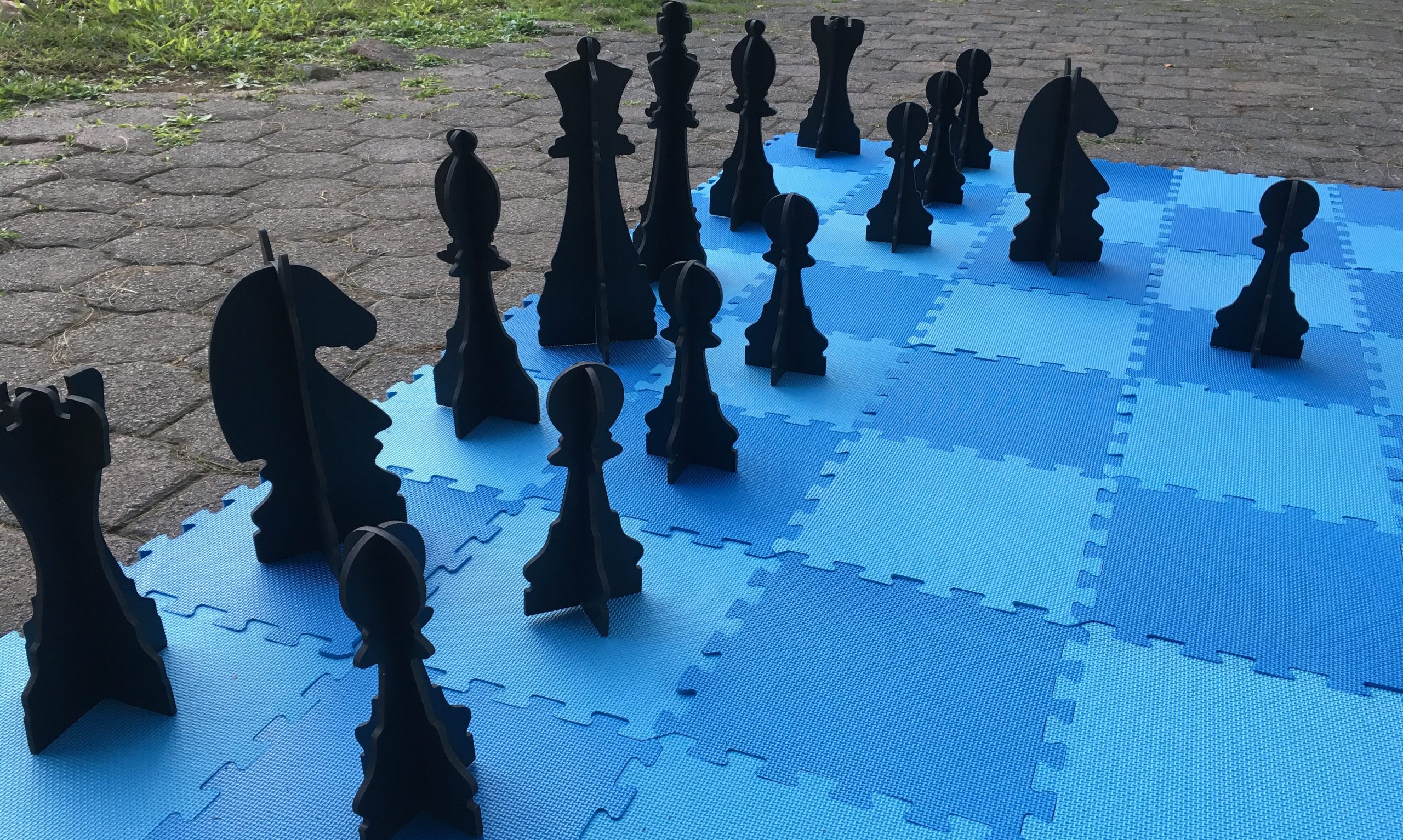 Ajedrez Gigante negras