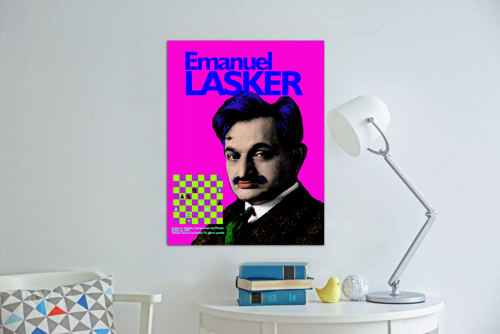 poster muestra lasker